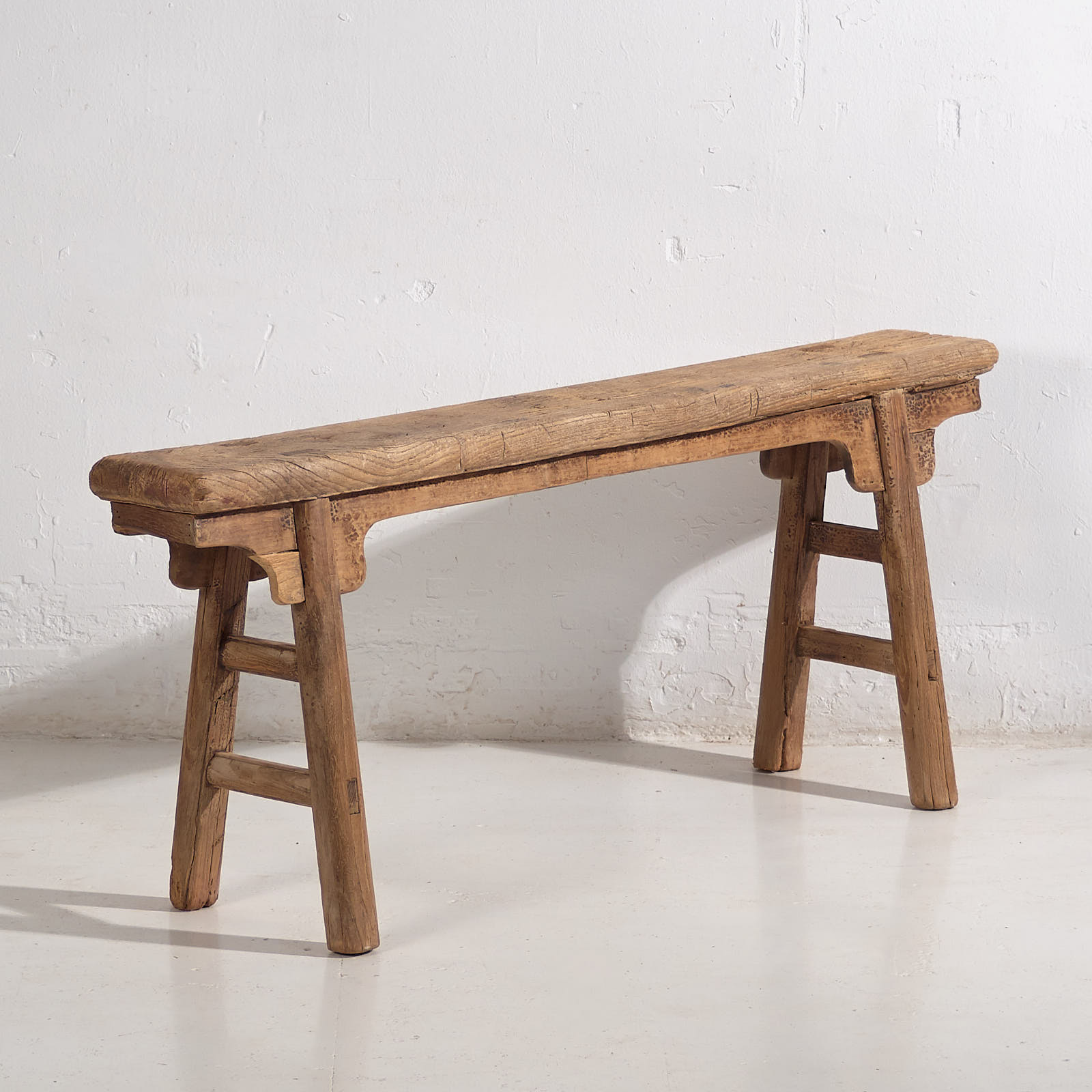 Banco para pie de cama antiguo (c.1870) #47