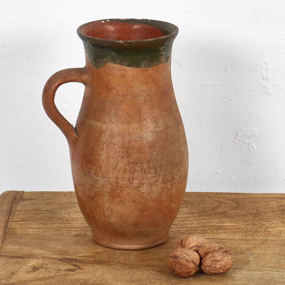 Jarrón antiguo de cerámica (c.1900) #5