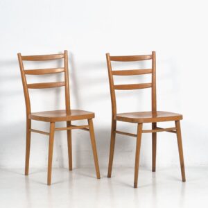 Sillas vintage de comedor de estilo retro (c.1950). Conjunto de 2 piezas