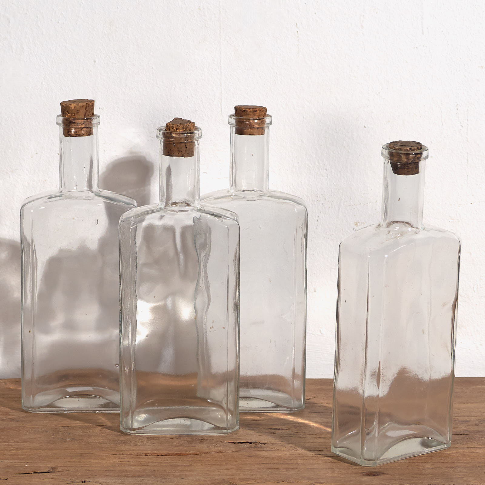 Botellas de licor antiguas (c.1920). Conjunto de 4 piezas #28