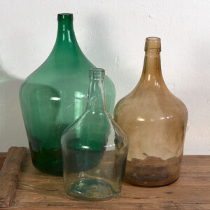 Damajuanas antiguas (c.1920). Conjunto de 3 piezas #35