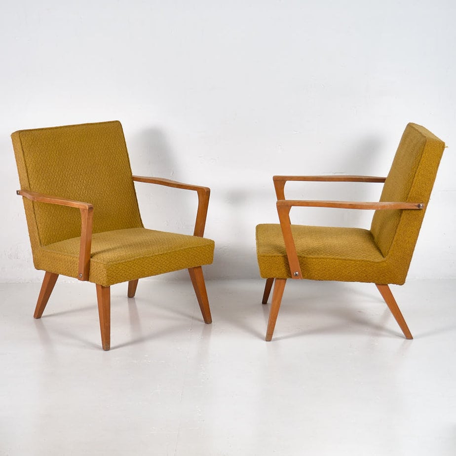 Butacas vintage (c.1950). Conjunto de 2 piezas