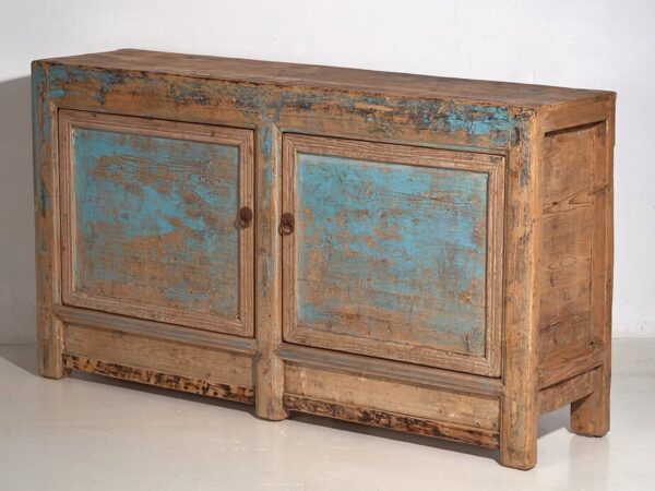 Ancien buffet de salle à manger bleu ciel (vers 1920) – Image 4