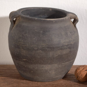 Antiguo pequeño jarrón estilo wabi-sabi (c.1900) #3