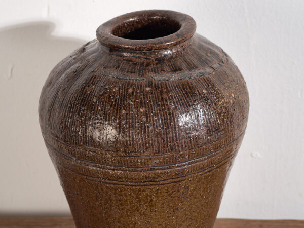 Small antique vase in dark tones (c.1900) #2 - Image 5