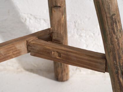 Taburete primitivo antiguo (c.1920) #21 - Imagen 5