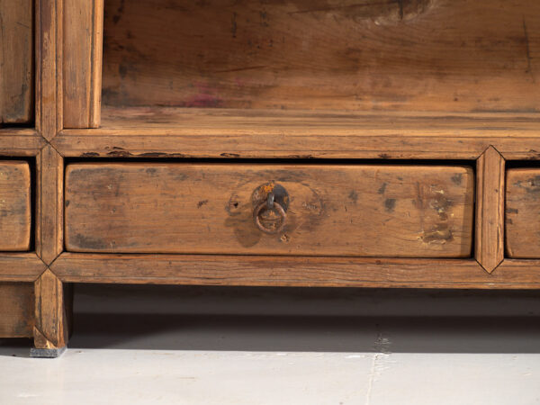 Antiguo mueble TV de madera maciza (c.1900) #30 - Imagen 19