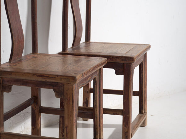 Chaises chinoises anciennes traditionnelles (c.1900) #68 – Image 7