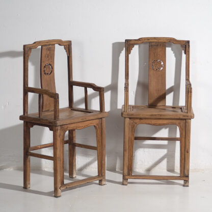 Sillas chinas antiguas de estilo Qing (c.1900) #69