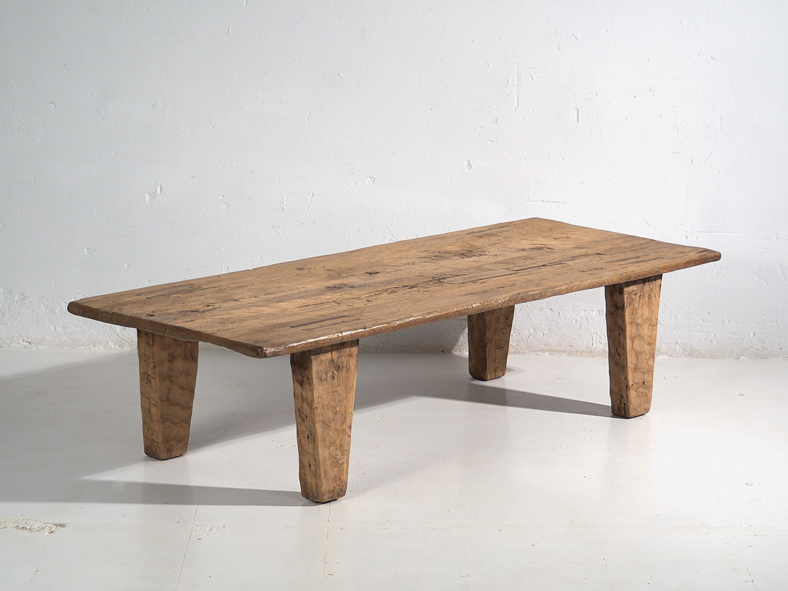Mesa baja de centro antigua (c.1900) #70