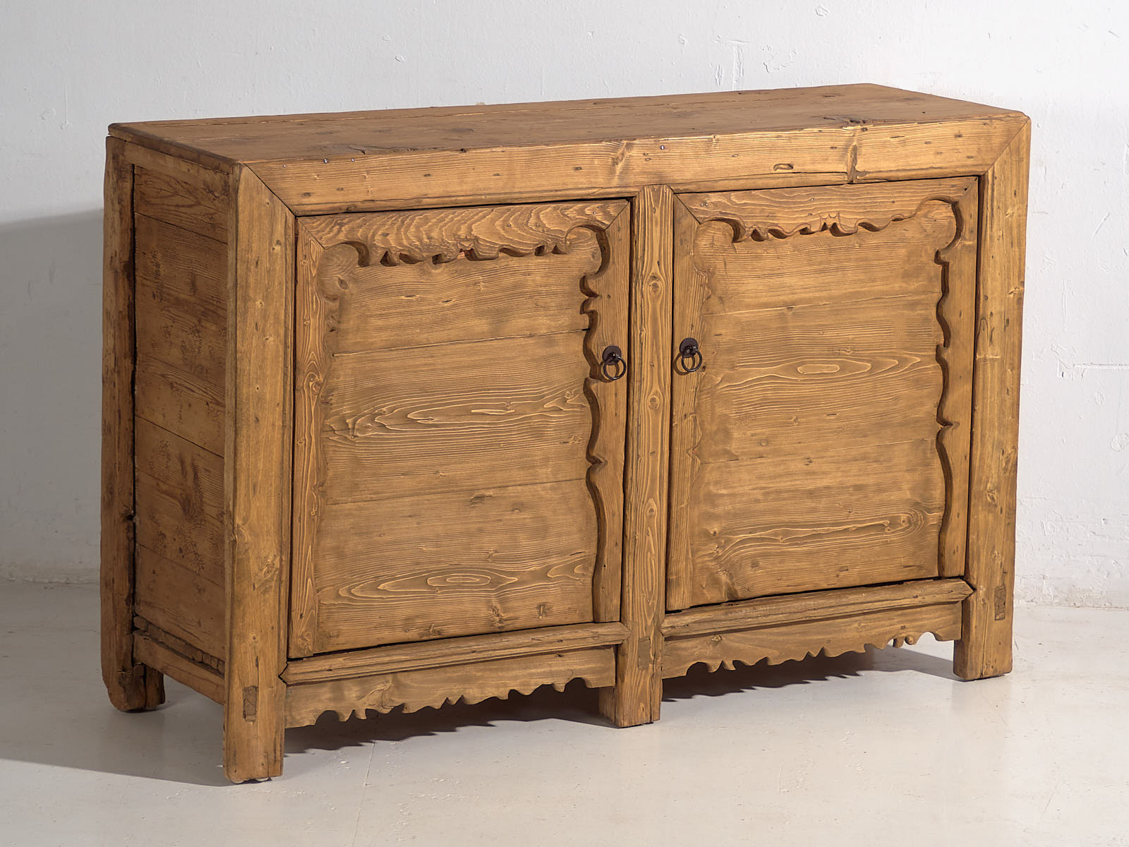 Aparador chino antiguo de dos puertas (c.1900) #5