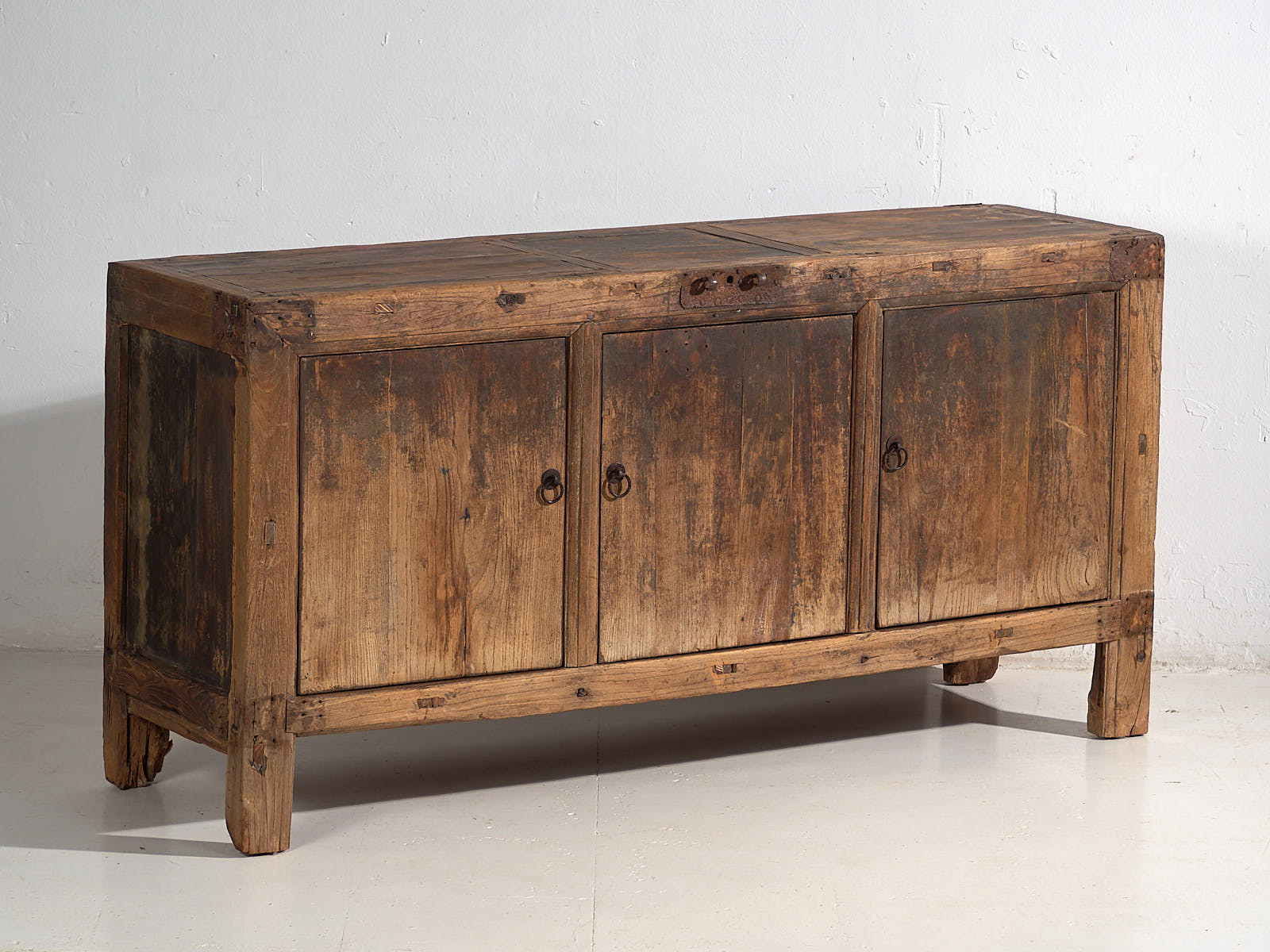 Aparador oriental antiguo de estilo wabi sabi (c.1900) #25