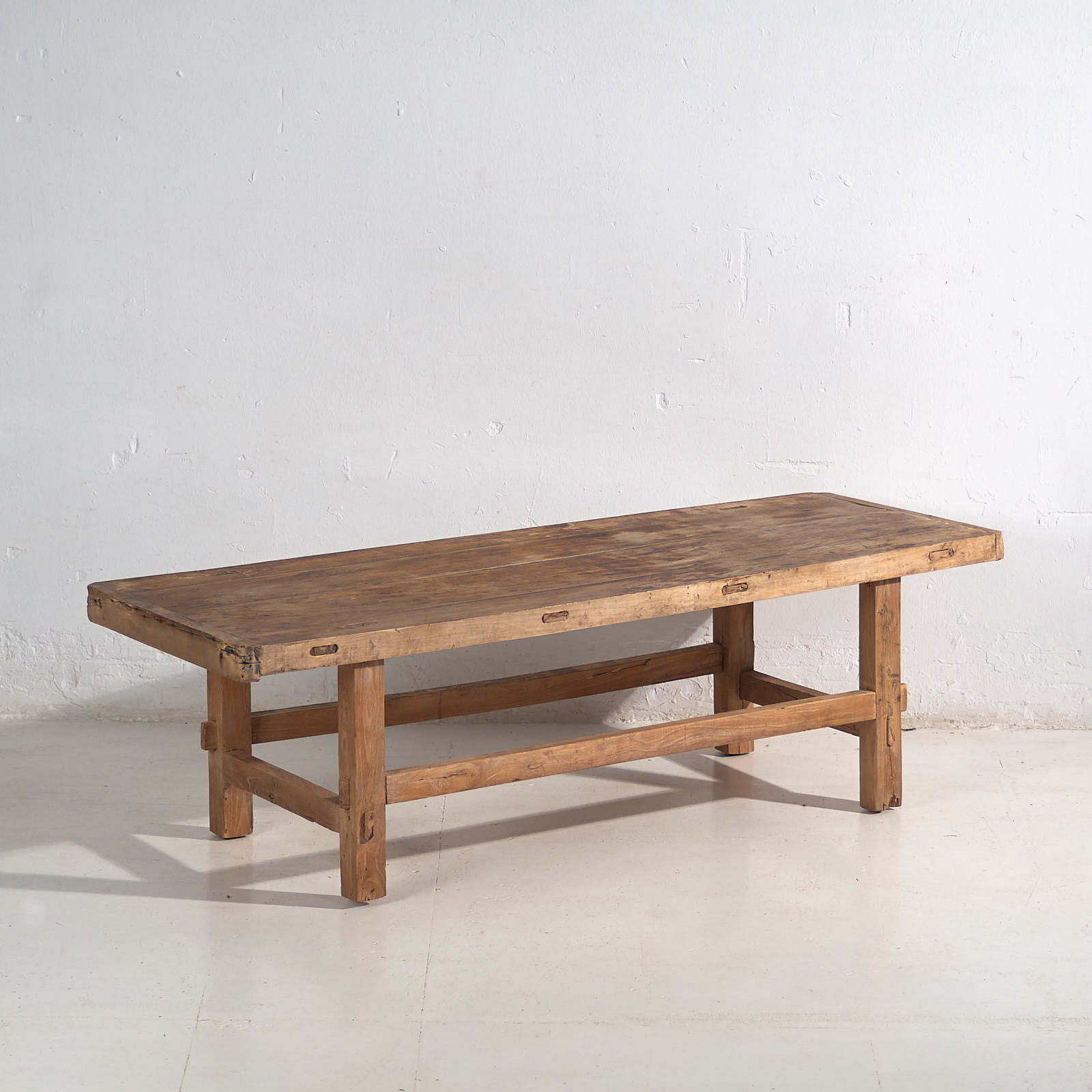 Mesa larga de salón antigua (c.1900) #47