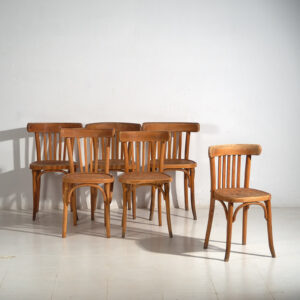 Sillas bistrot Thonet antiguas (c.1920). Conjunto de 6 piezas #4