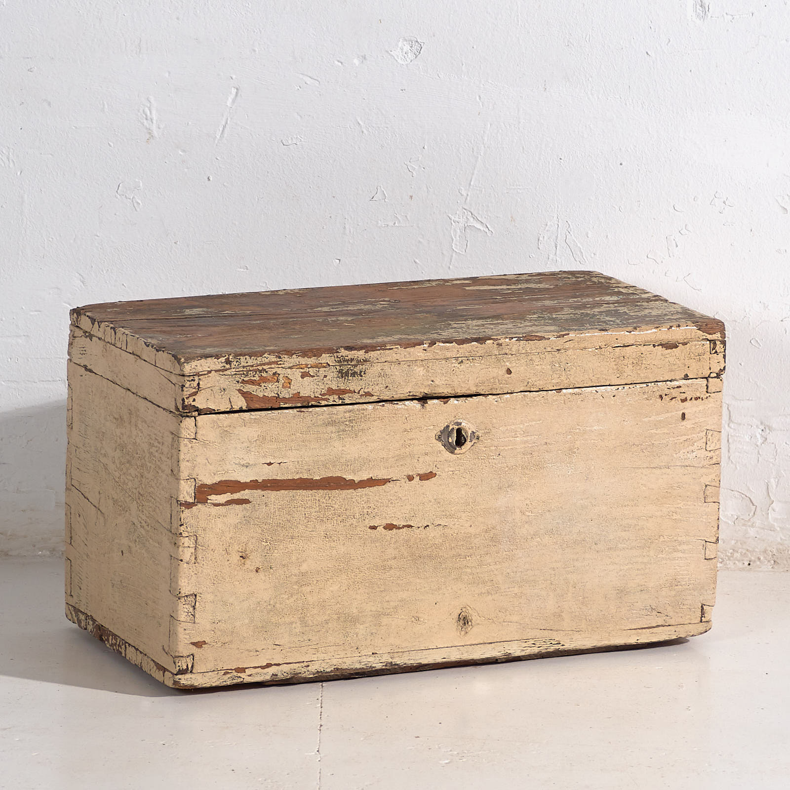 Cofre blanco antiguo (c.1920) #6