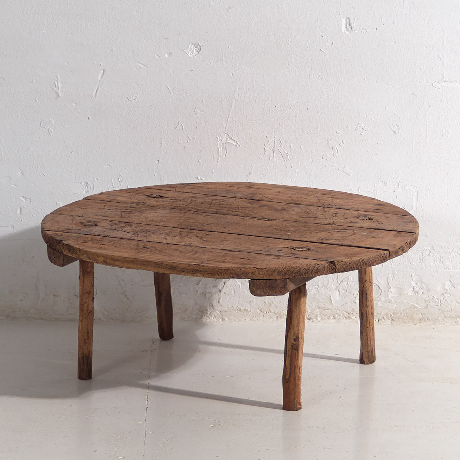 Mesa redonda antigua (c.1900) #1