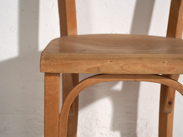 Vintage Viennese style chairs (c.1940). Set of 4 pieces #3 - Image 9