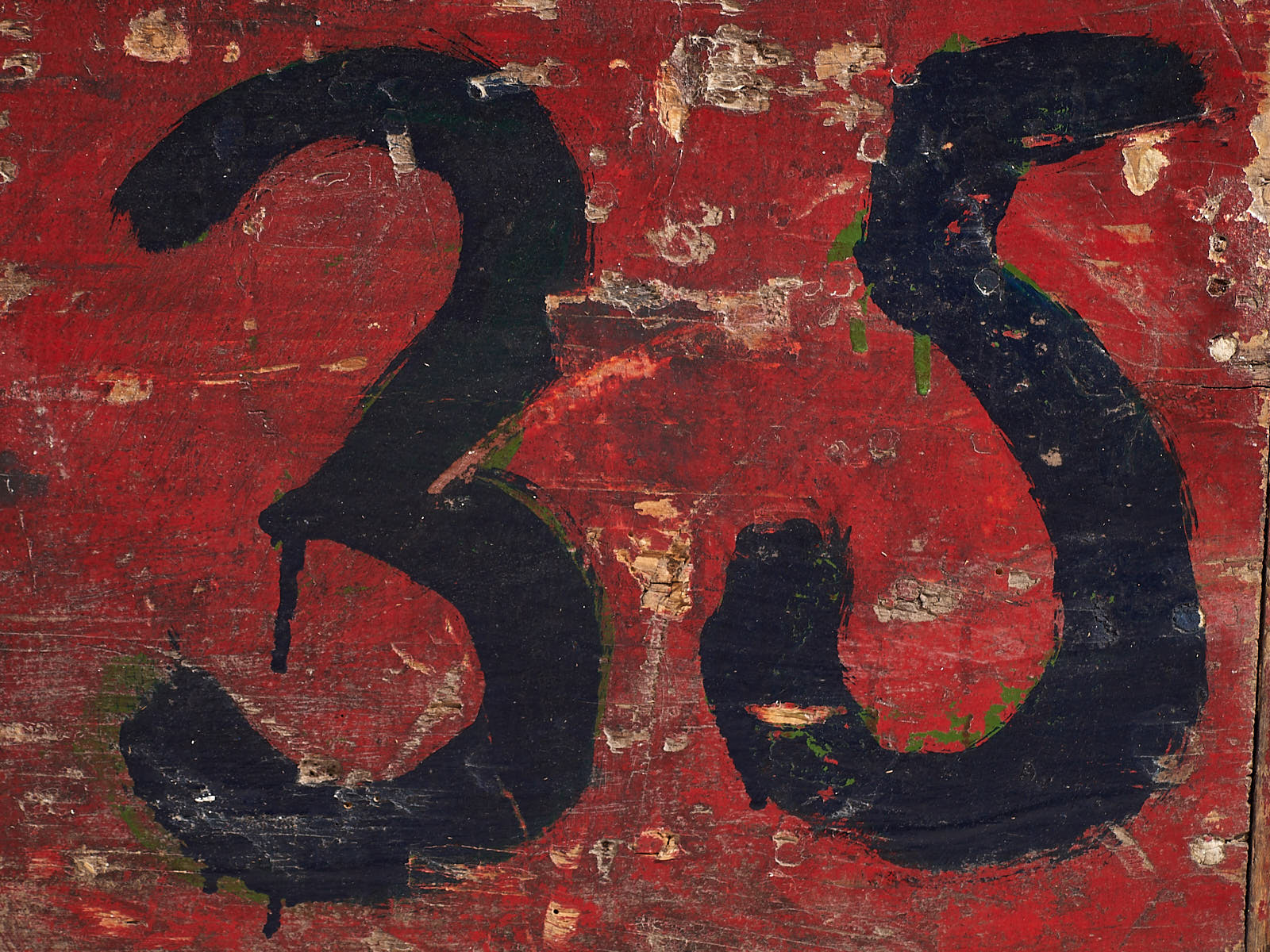 Cofre vintage de color rojo (c.1940) #2 - Imagen 18