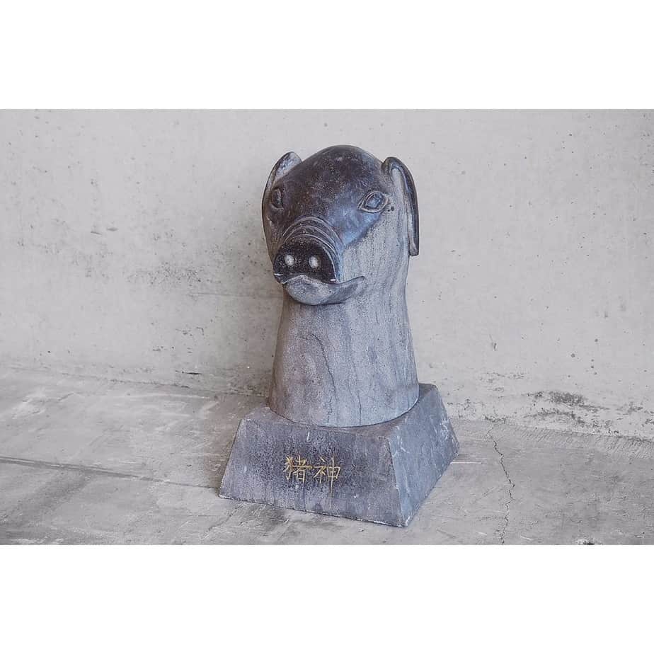 Oriental Stone Statue of Chinese Zodiac Pig Sign
