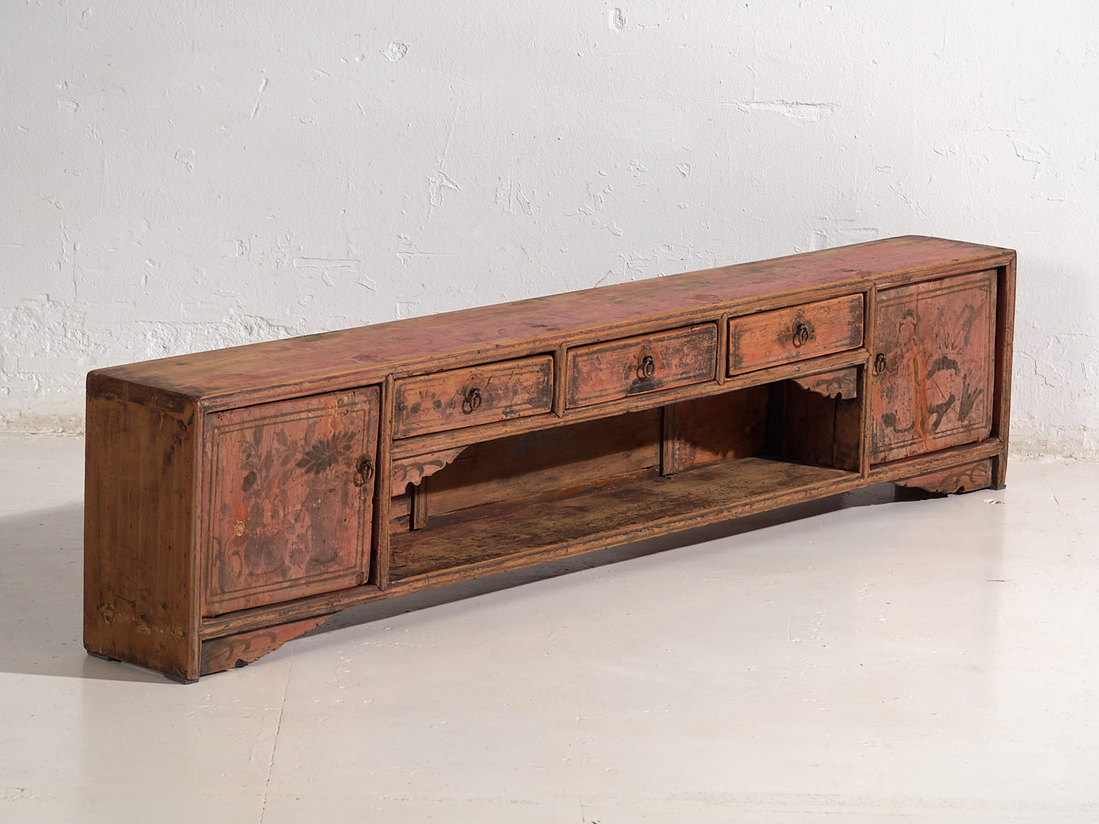 Meuble oriental ancien avec détails floraux (c.1900) #21