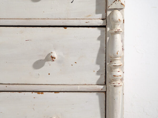 Antique white chest of drawers (c.1920) #48 - Image 4