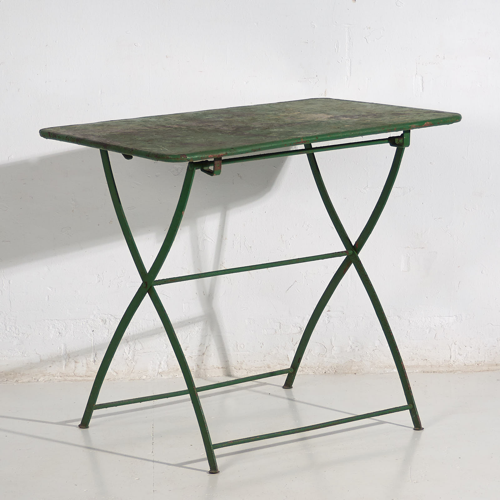 Table de jardin pliante ancienne (c.1920) #3