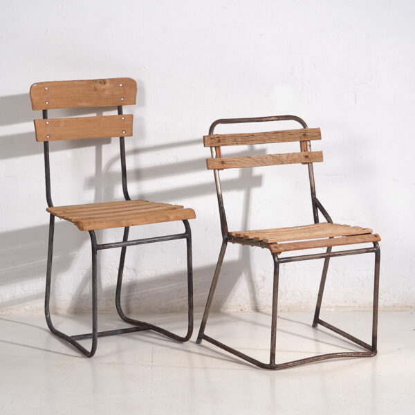 Antique outdoor chairs (c.1920). Set of 2 pieces #1