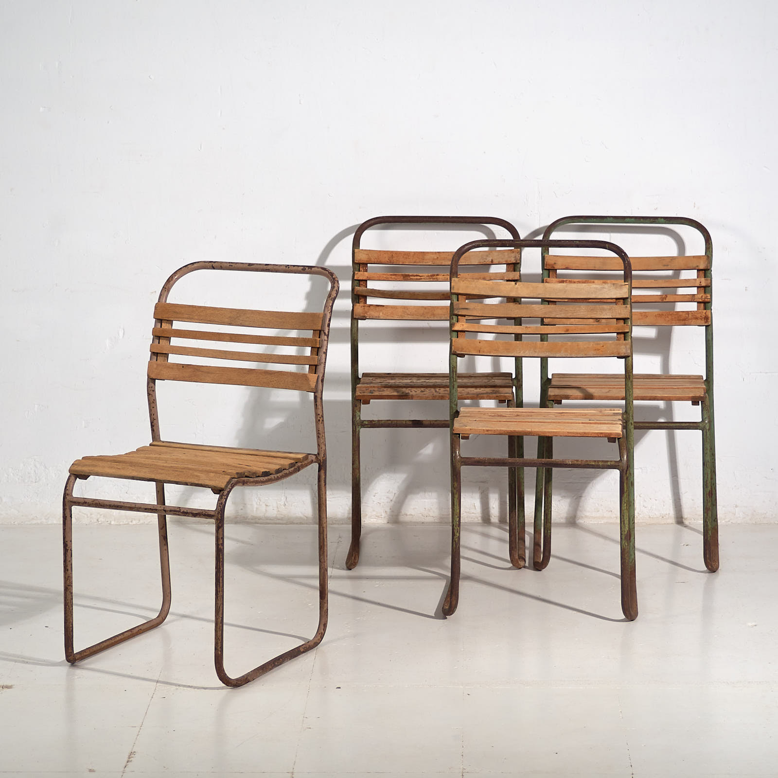 Antique garden chairs (c.1920). Set of 4 pieces #1 