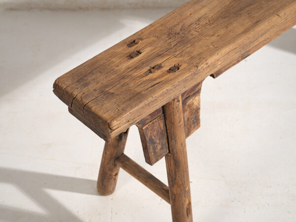 Banc de pied de lit ancien (c.1870) #12 – Image 3