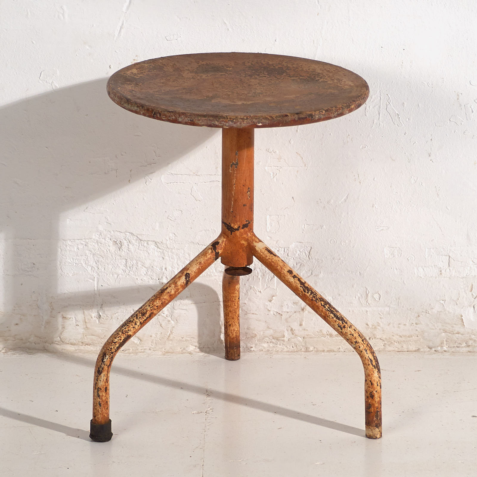 Vintage metal stool (c.1950) #9