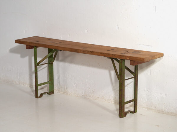 Banc pliant de style industriel (c.1950) #28